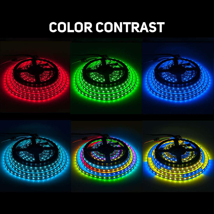 SK6812 (WS2812B ECO) DC5V 300LEDs 16.4Ft Arduino Uno Individually Addressable RGB LED Light Strips SK6812 (WS2812B ECO) DC5V 300LEDs 16.4Ft Arduino Uno Individually Addressable RGB LED Light Strips